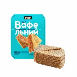 Торт вафельный со сгущенным молоком, замороженный, 180г